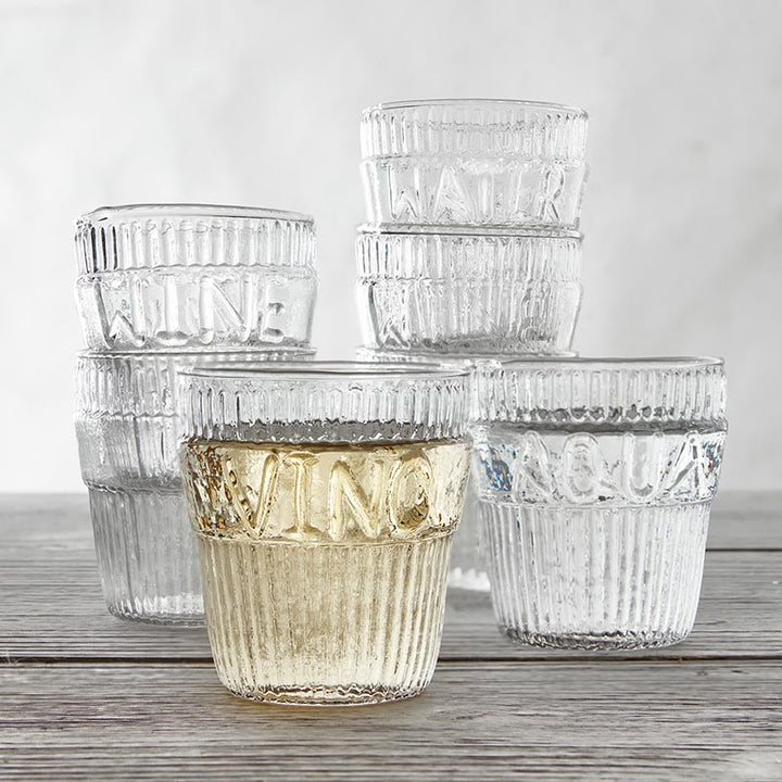 Vino/Wine Table Glasses - Set of 4