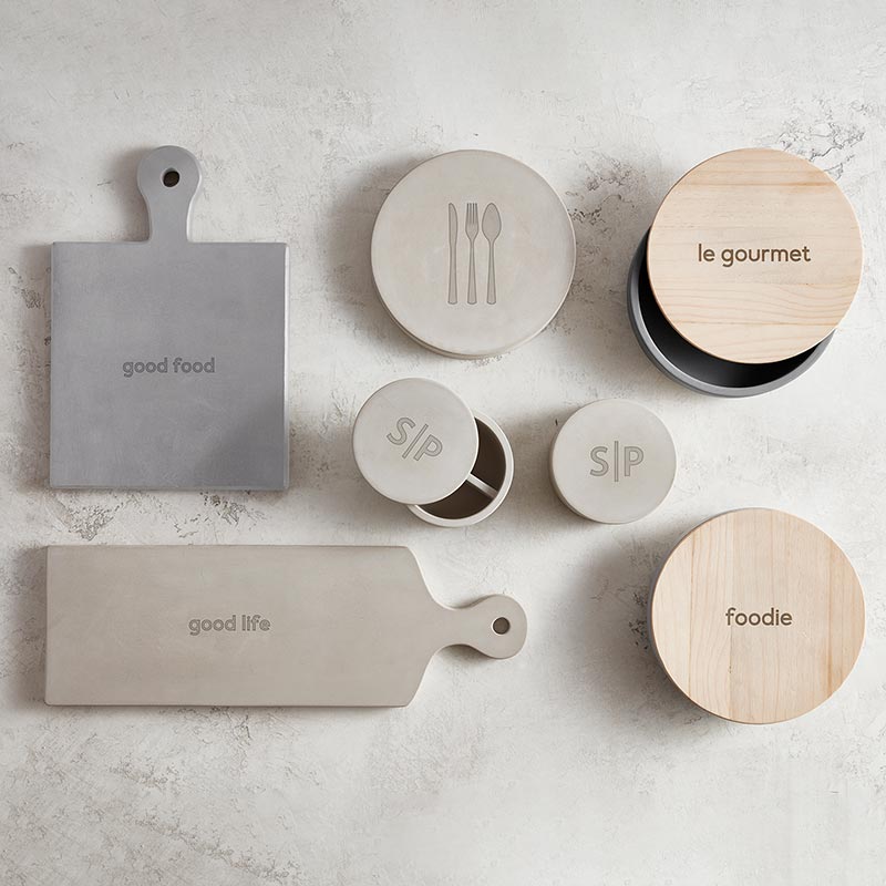 Cement Cutting Board - Good Food
