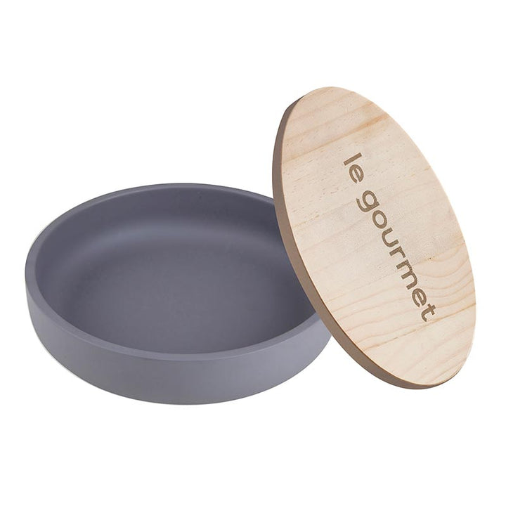 Cement Serving Bowl w/Lid - Le Grmt