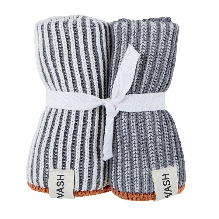 Dishcloth Set of 2 Grey