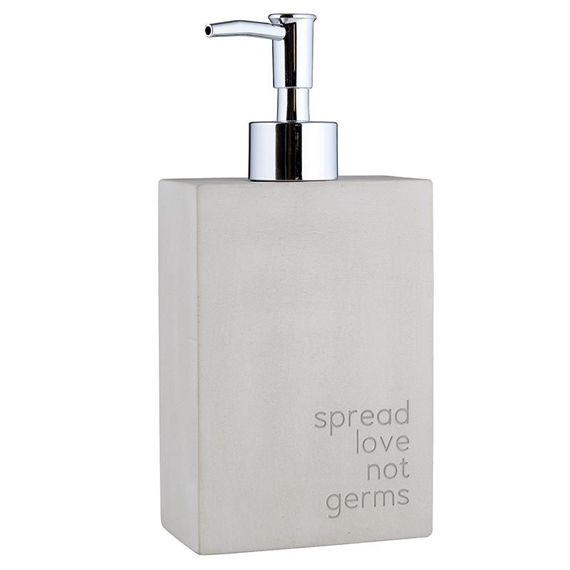 Light Grey Cement Hand Sanitizer Dispenser