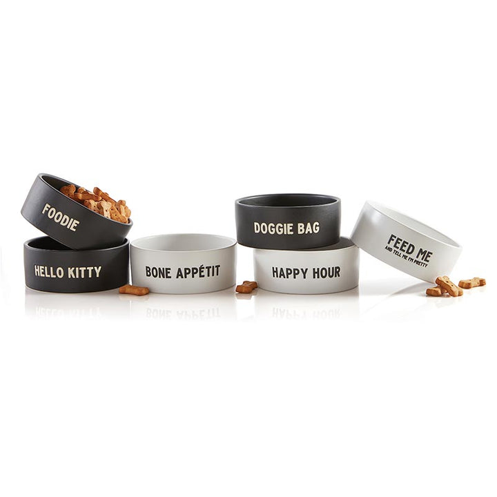 Ceramic Pet Bowl - Doggie Bag