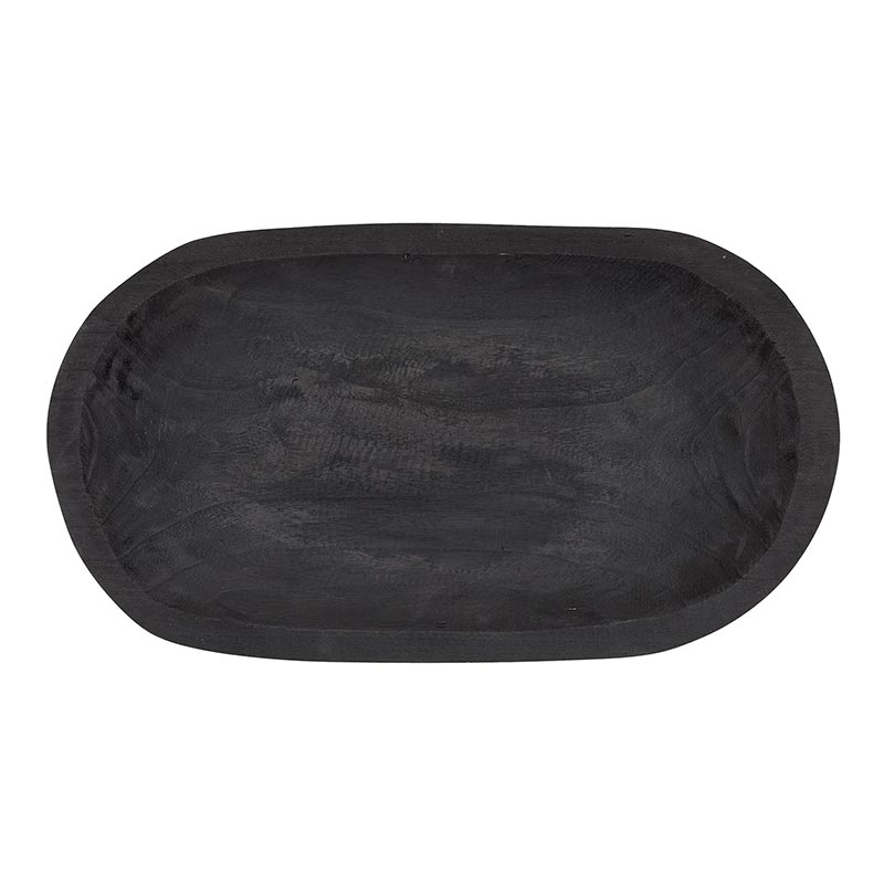 Wood Platter - Paulownia Black