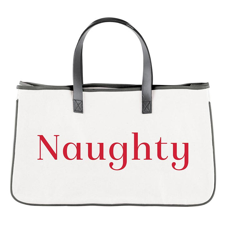 Canvas Tote - Nice/Naughty
