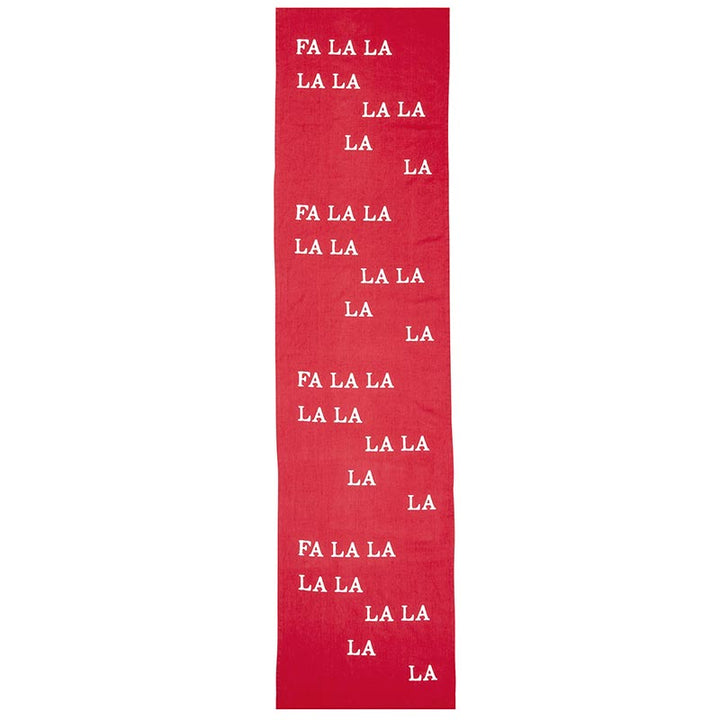 Linen Table Runner - Fa La La