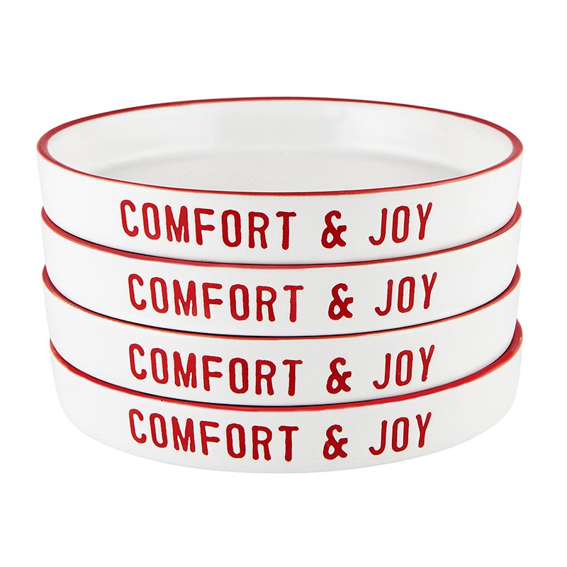 Tapas Plates Set/4 - Comfort & Joy
