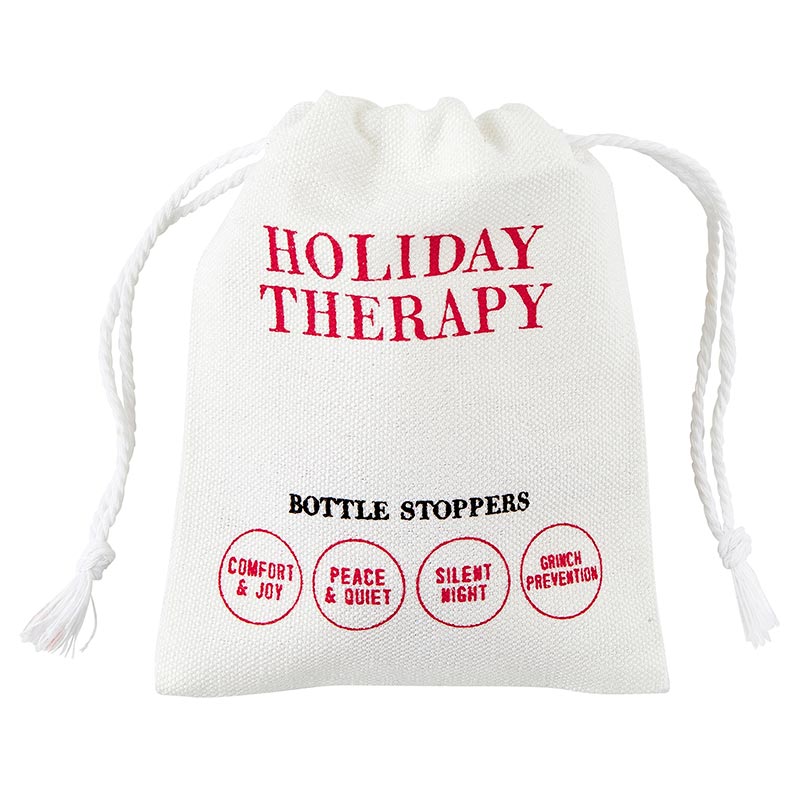 Wine Stoppers - Comfort 4pk-Holiday