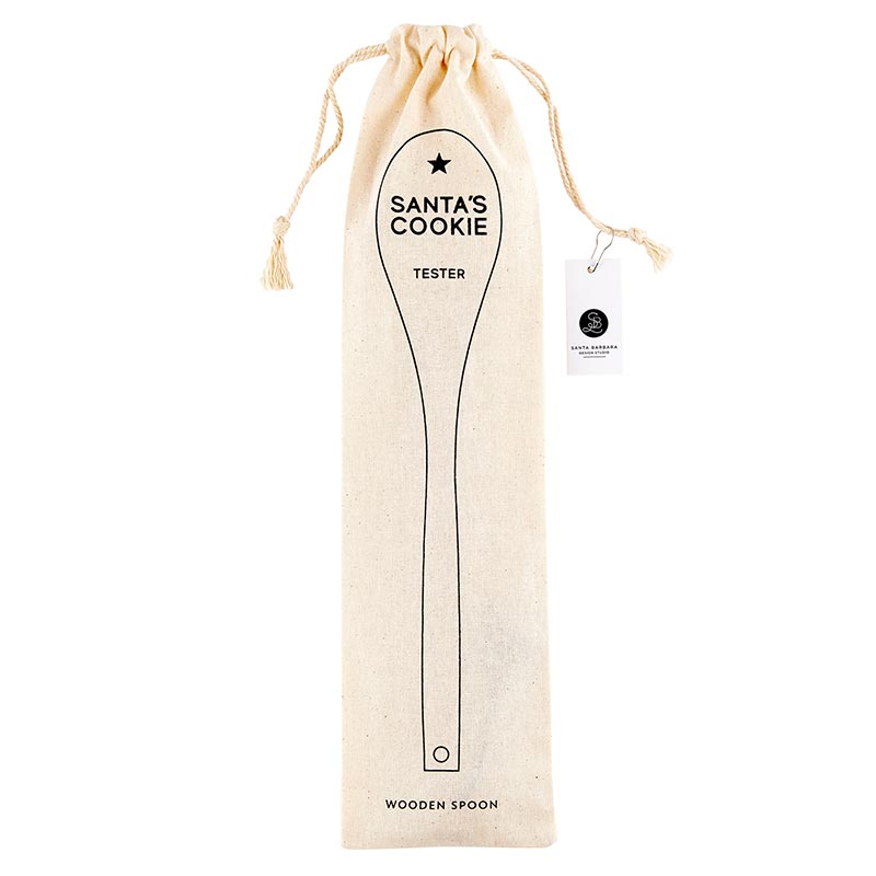 Wooden Baking Spoons - Santa's Cookie Tester