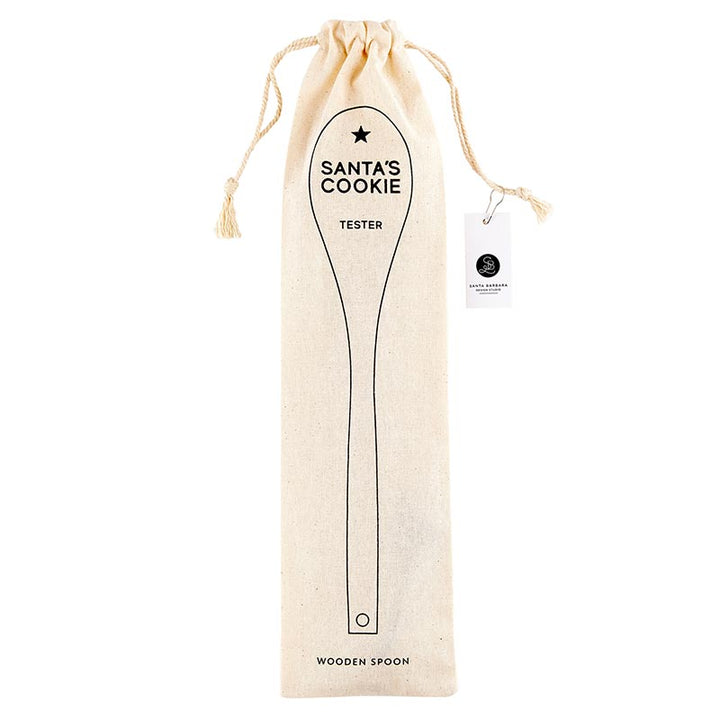 Wooden Baking Spoons - Santa's Cookie Tester