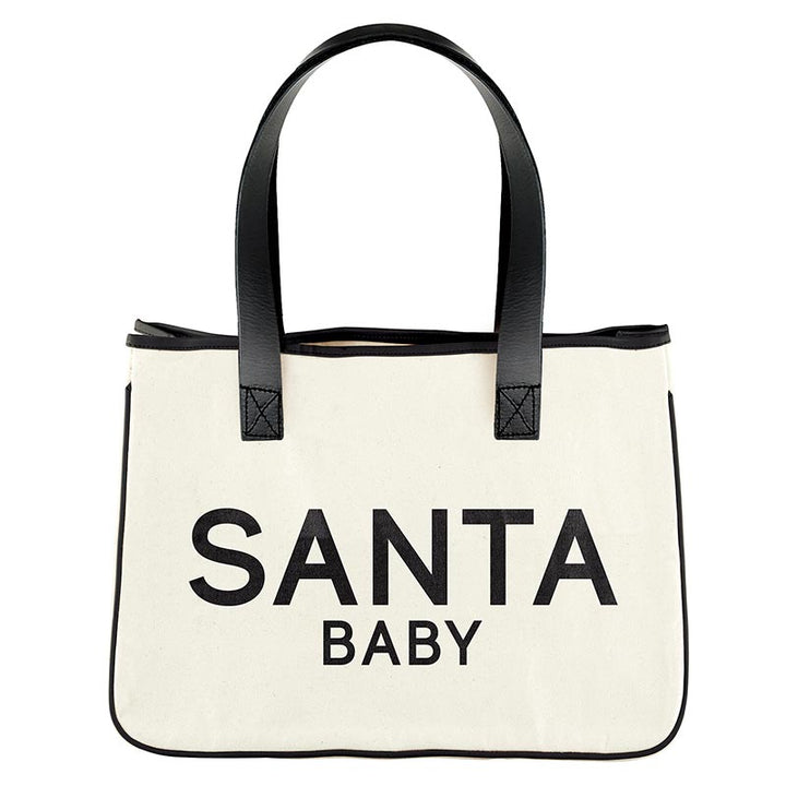 Canvas Tote Mini  - Santa Baby