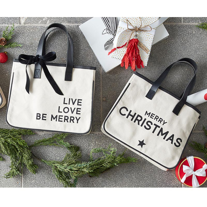 Canvas Tote Mini - Live Love Merry