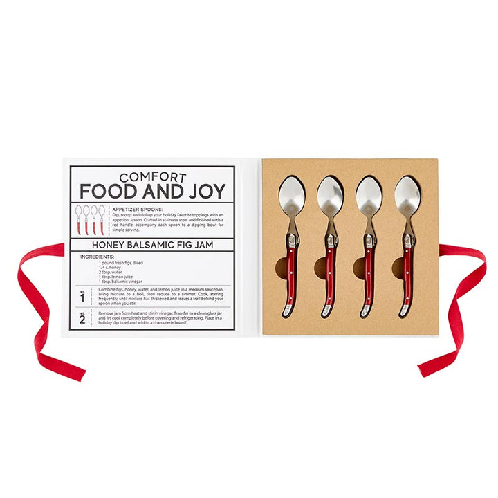 Red Charcuterie Spoons