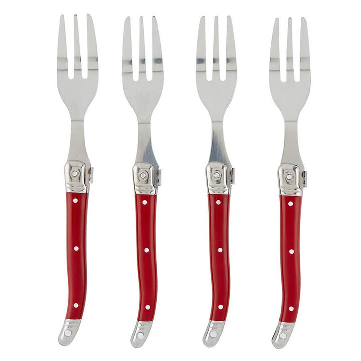 Red Charcuterie Forks