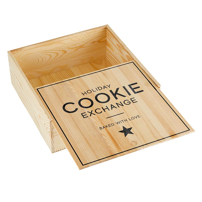 Sweets Wood Box LGE- Cookie Exchange