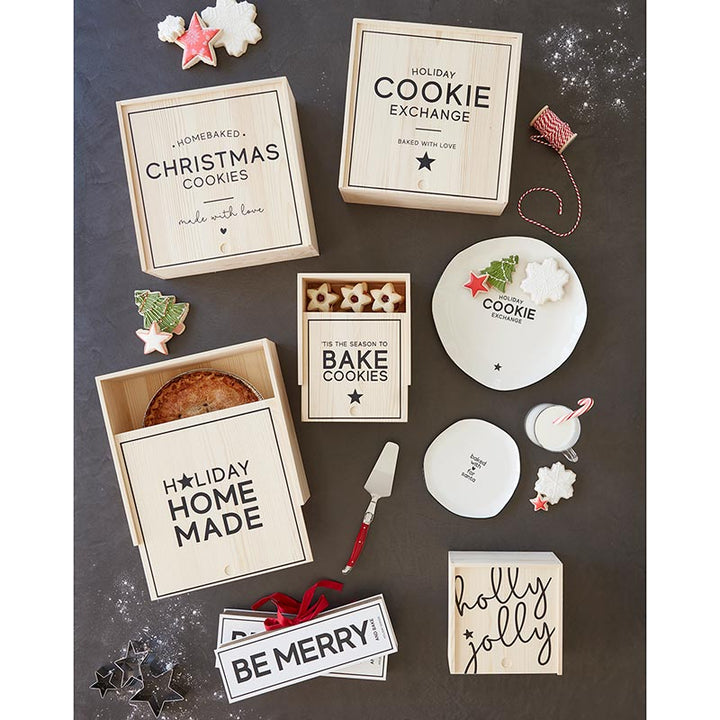 Sweets Wood Box LGE- Cookie Exchange