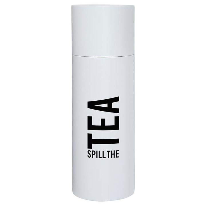 Skinny Tumbler w/Straw - Spill the Tea