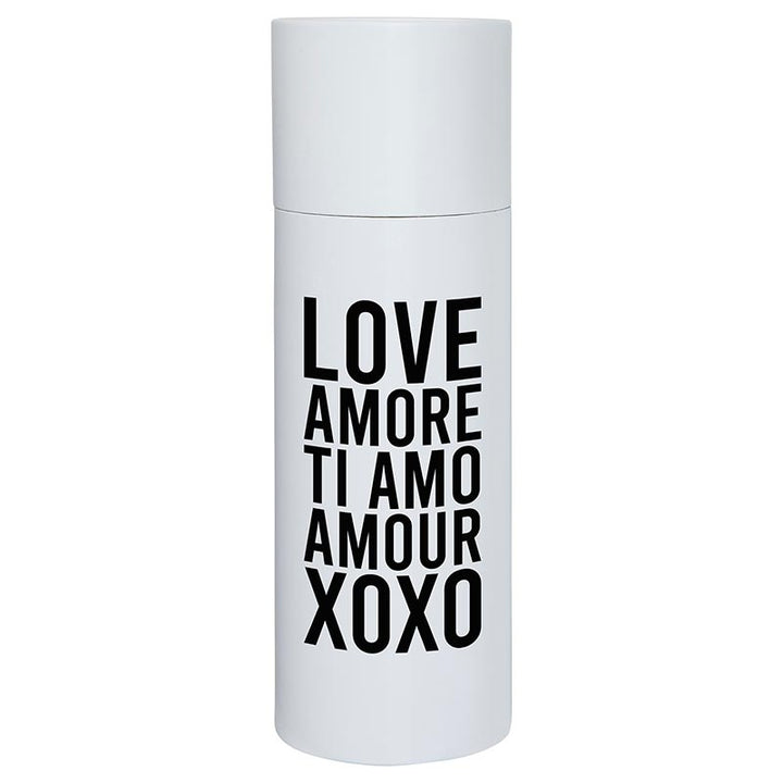 Skinny Tumbler w/Straw - Love