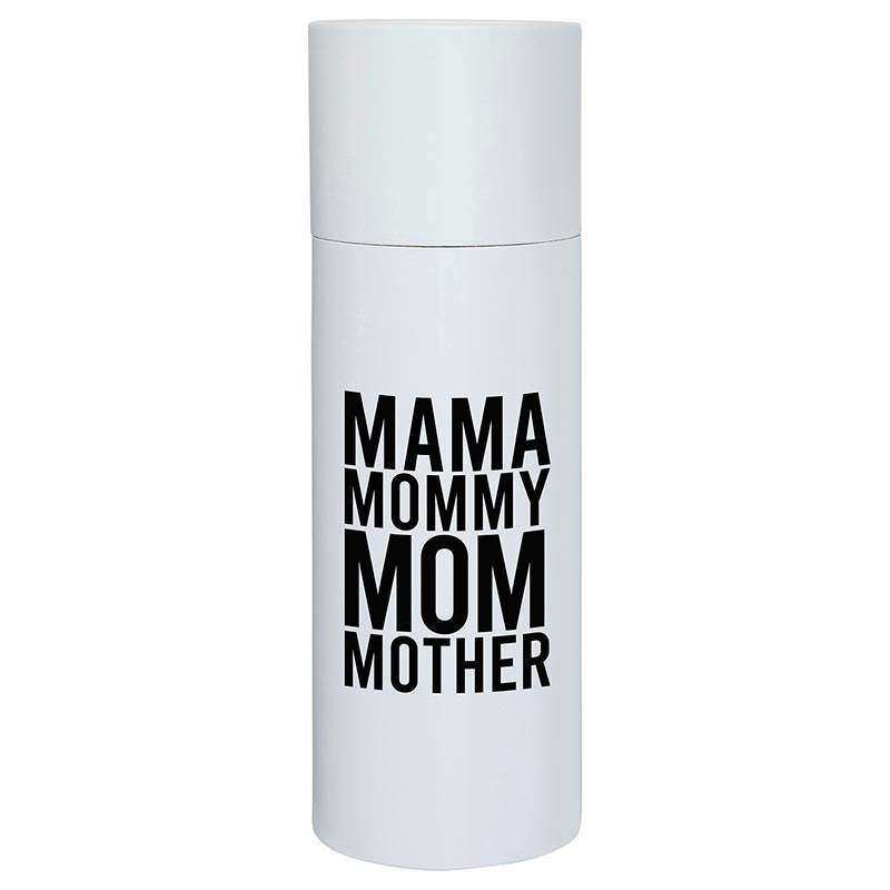 Skinny Tumbler w/Straw - Mama