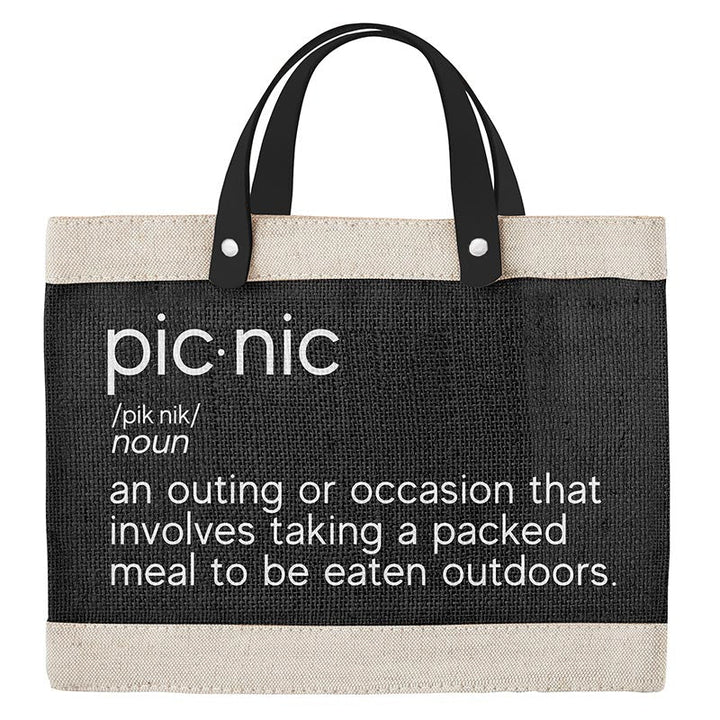 Market Tote Mini Black-Picnic