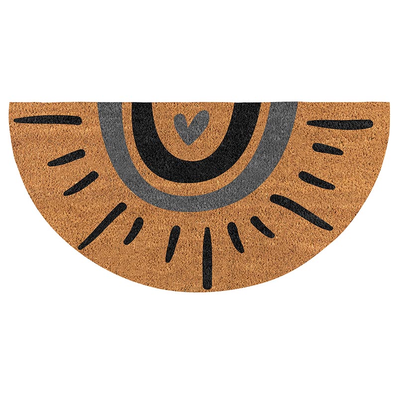 Doormat Semi Circle  - Sun