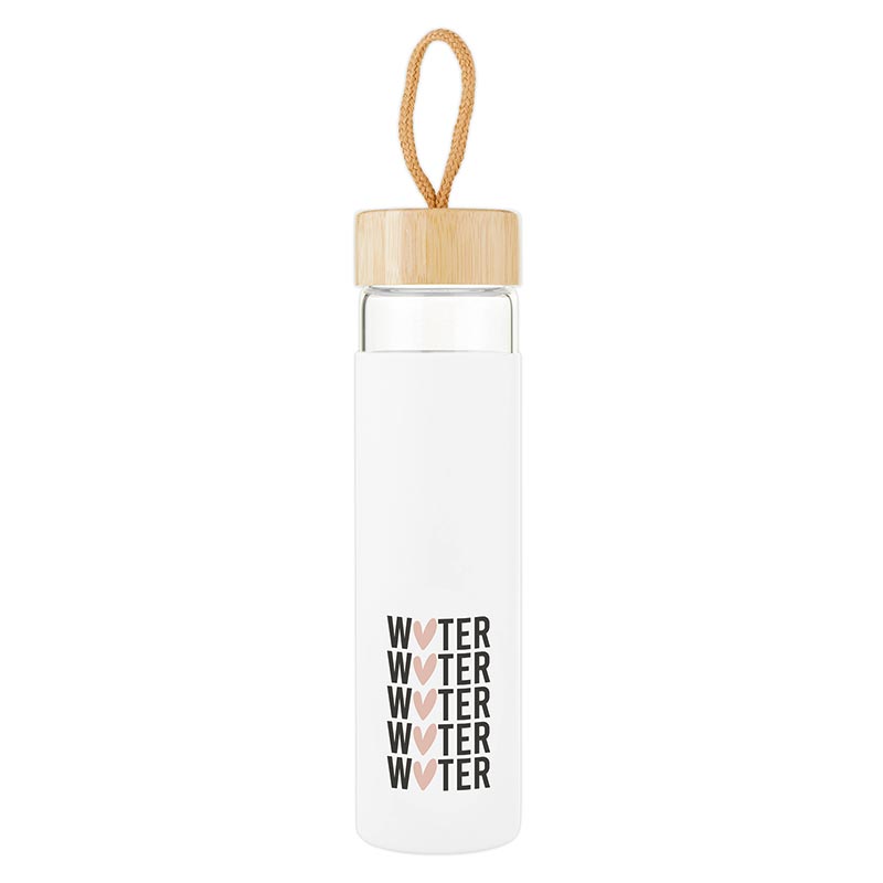 Glass Water Bottle - Water