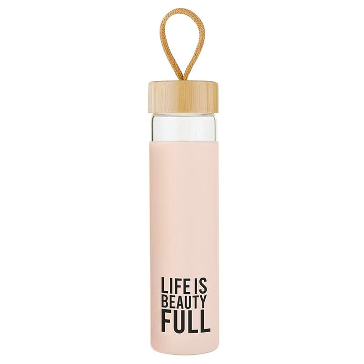 Glass Water Bottle - Beauty Full