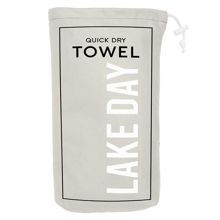 Quick Dry Oversized Beach Towel -Lake Day
