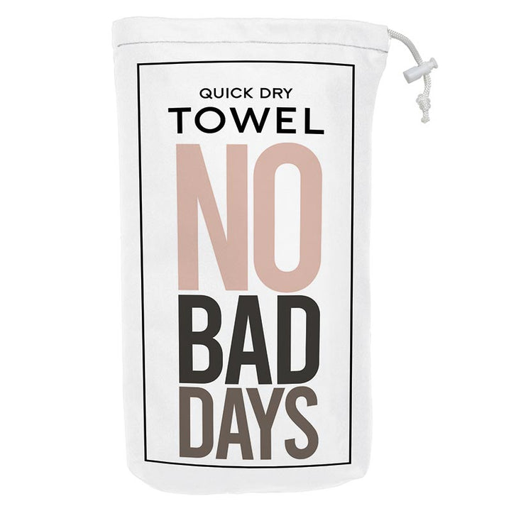 Quick Dry Oversized Beach Towel - No Bad Days