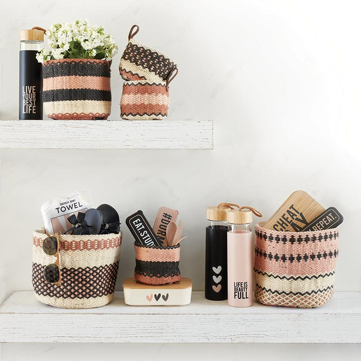 Jute Storage Basket Natural - SML