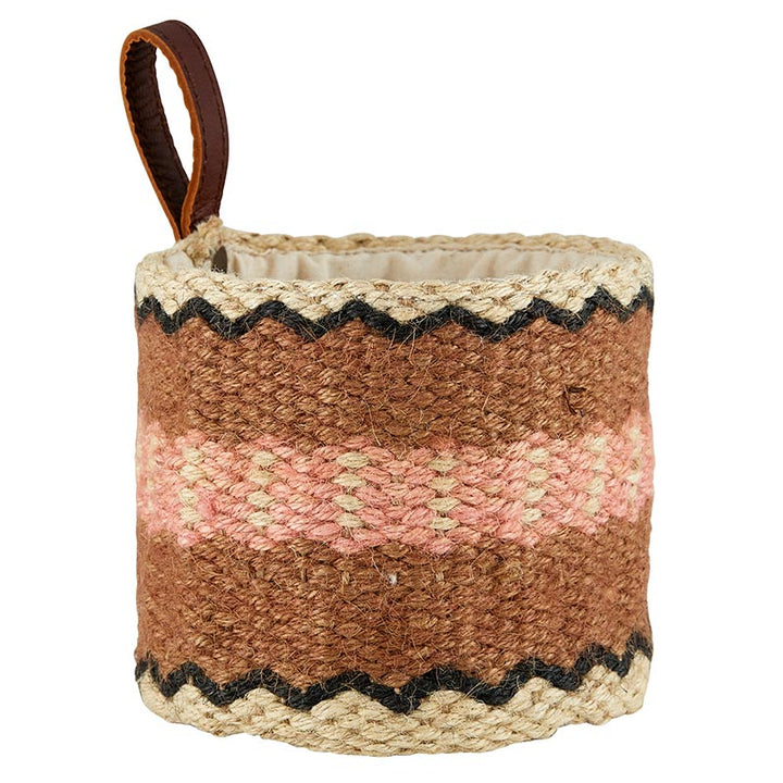 Jute Storage Basket Brown- SML