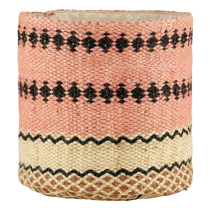Jute Storage Basket Pink - LGE