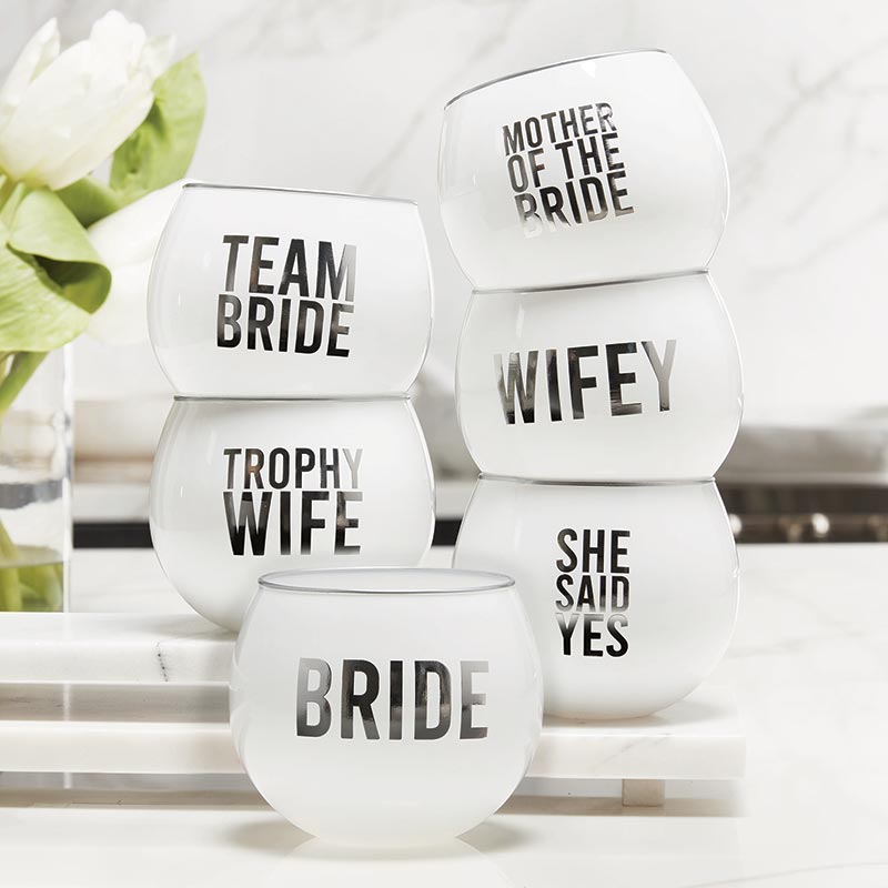 Roly Poly Glass-Team Bride
