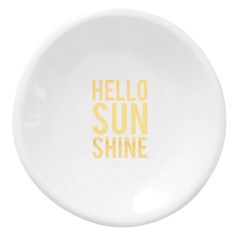 Ceramic Ring Dish & Earrings - Hello Sunshine