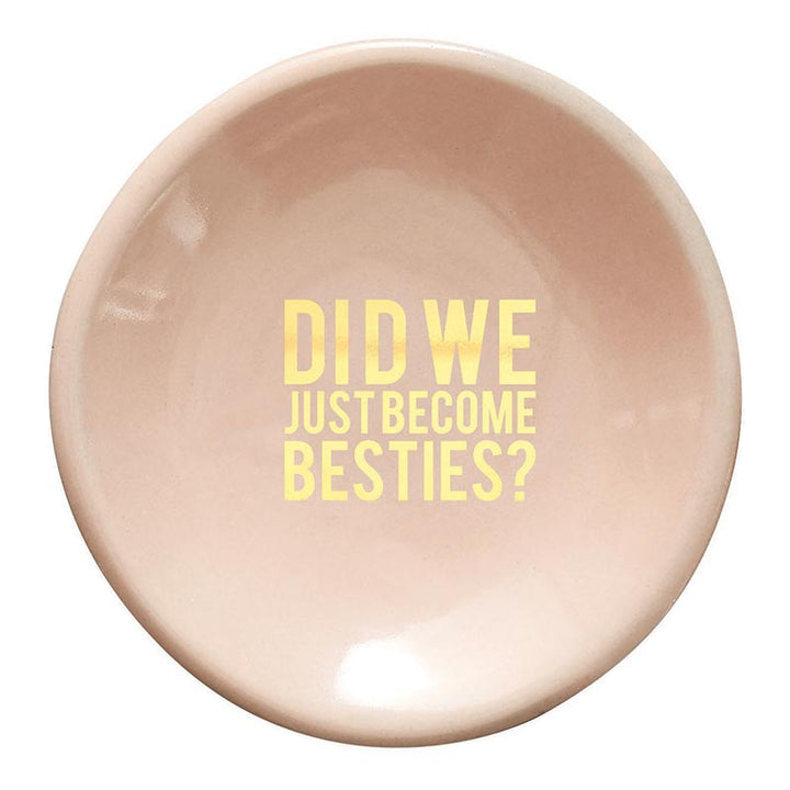 Ceramic Ring Dish & Earrings - Besties