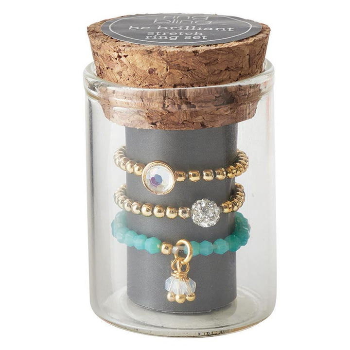 Ring Bling Stretch Ring Filled Display