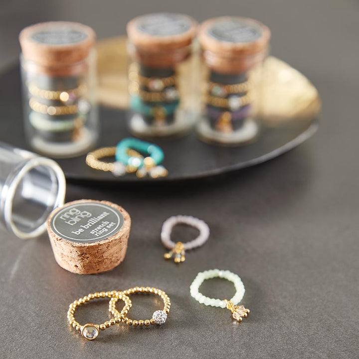 Ring Bling Stretch Ring Filled Display