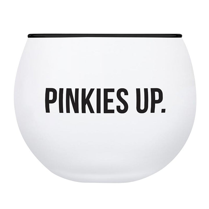 Roly Poly Glass - Pinkies Up