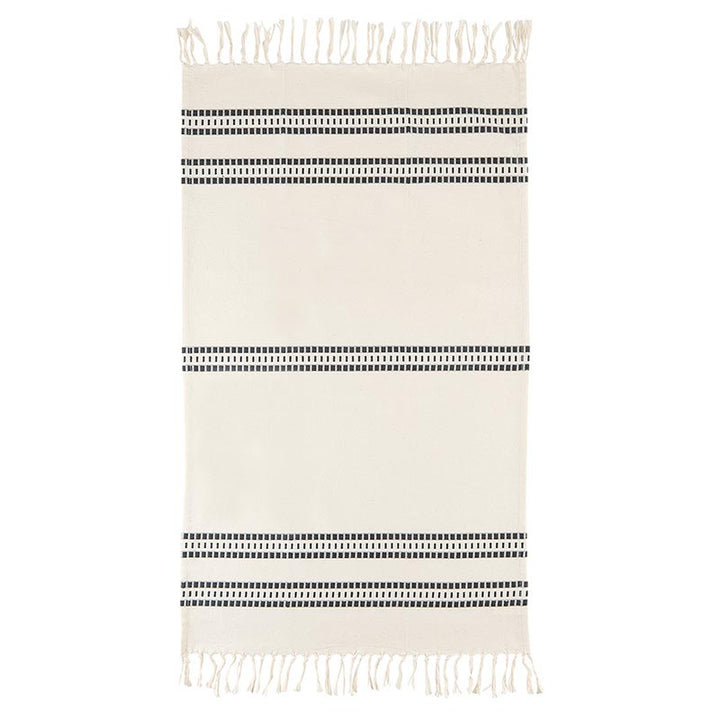 Tea Towels - Nat+Blk Set/2