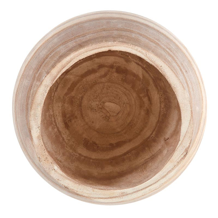 Paulownia Wood Assymetrical Bowl - Natural