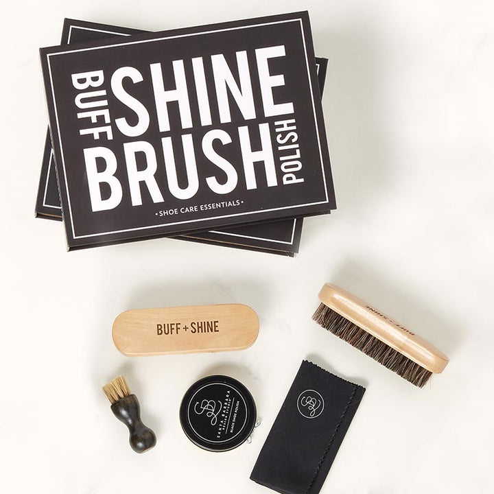 Shoe Care Essentials Cardboard Book Set
