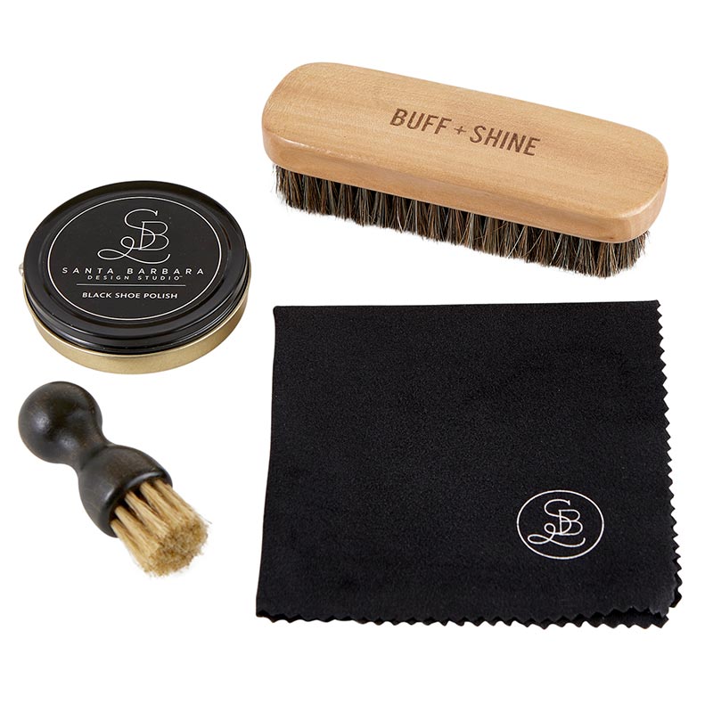 Shoe Care Essentials Cardboard Book Set