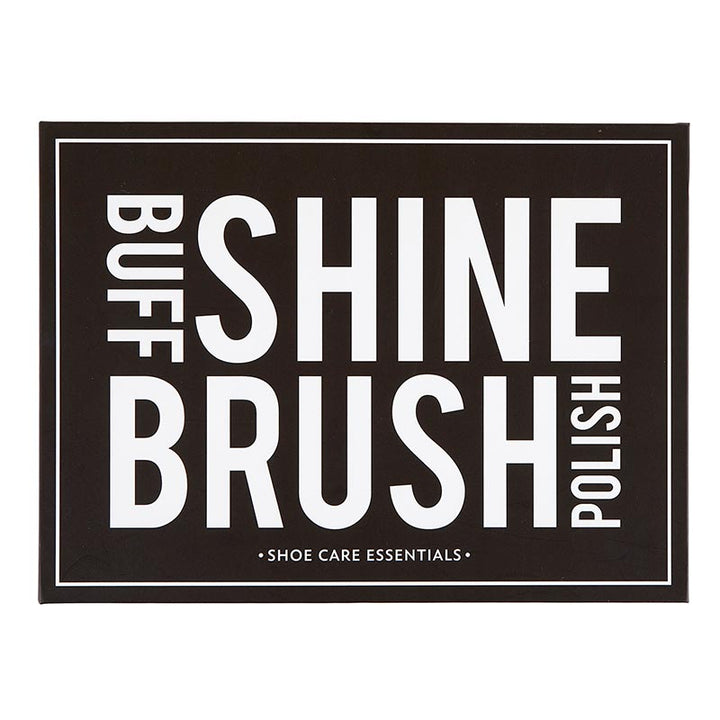 Shoe Care Essentials Cardboard Book Set
