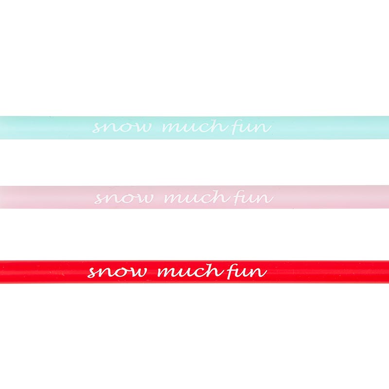 Reusable Straws - So Much Fun - Holiday
