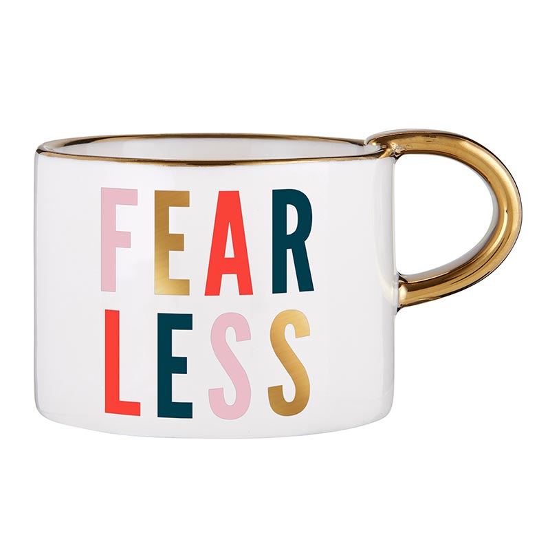 Mug, Tray And Spoon Set - Fearless
