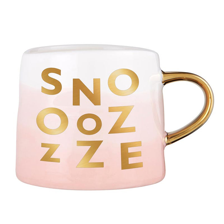 Artisanal Mug and Saucer Set - Snooze