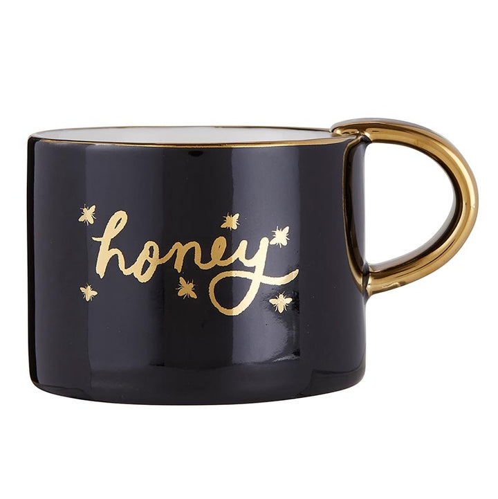 Mug, Tray And Spoon Set - Honey