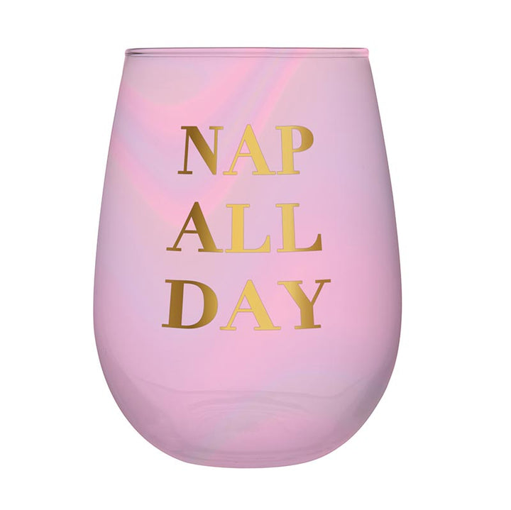Stemless Wine Glass - Nap All Day