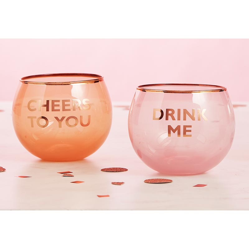 Roly Poly Glass - Drink Me