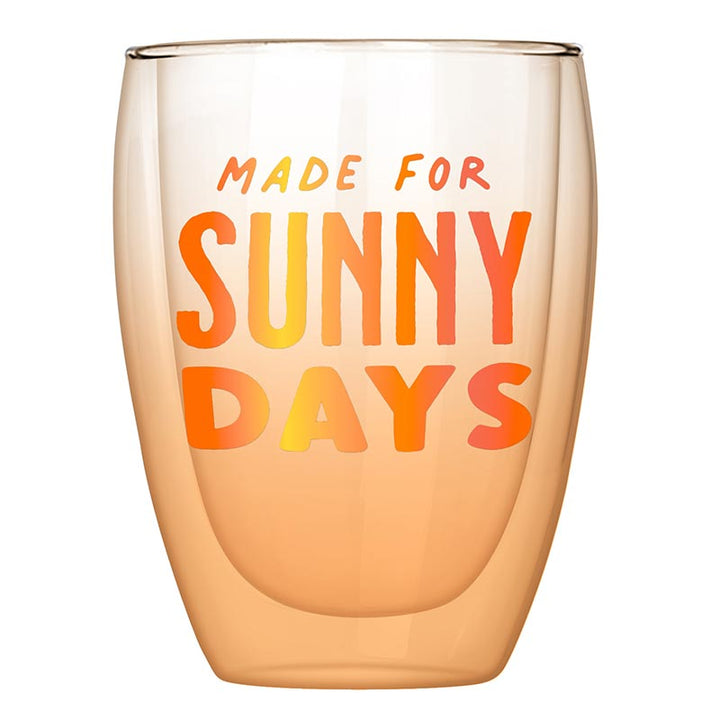 DBL-W Stemless Glass - Sunny Days