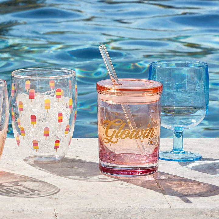 DBL-W Stemless Glass - Ice Cream